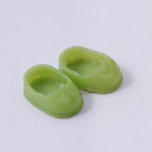 1960s, Liddle Kiddles, Green Shoes, Doll Clothing, Toy, Mattel, ~ 250929-WH 764